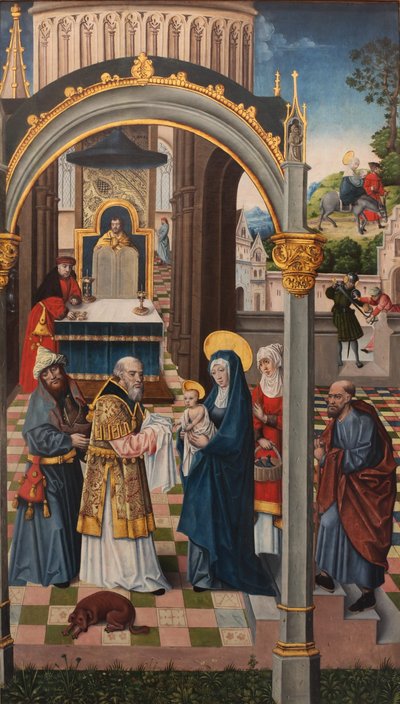 Presentazione di Gesù Cristo al Tempio da Unbekannt Unbekannt